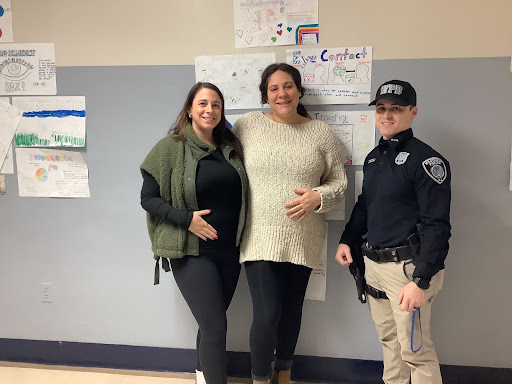 (Pictured: Mrs. Roselle(Young),Mrs. Suchy, Officer Mike) (Not in picture: Mrs. Giaccio)